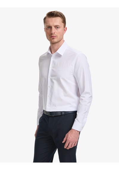 Pierre Cardin Erkek Beyaz Gömlek Basic 50325337-vr013