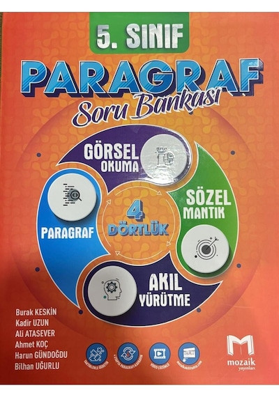 5. Sınıf Paragraf Mozaik Soru Bankası 2024-2025