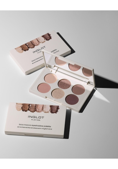 Inglot Playınn Loca Mocca 6 Lı Göz Farı Paleti Kahve & Bej Tonları, Mat Ve Işıltılı Bitiş Çok Renkli