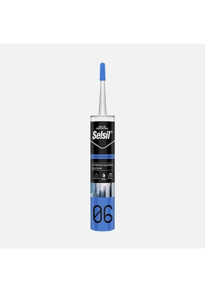 Selsil Nötr Dış Cephe Silikonu Antrasit Gri 300 Ml