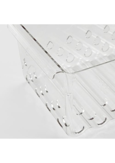 Ikea Klıppkaktus Buzdolabı İçin Saklama Sepeti, Şeffaf, 30x19x14 Cm
