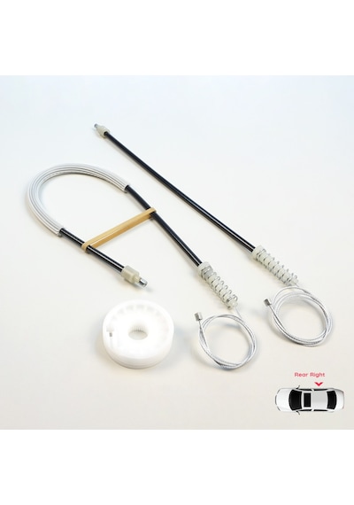 Ford Focus Mk2 Iı Cabrio 2006-2010 İçin Arka Sağ Cam Kriko Seti