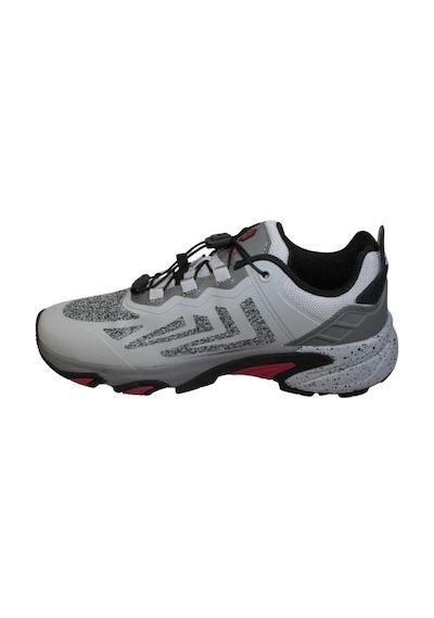Lumberjack Erkek Siyah Gri Kalın Taban Memory Foam Akıllı Bağcıklı Sneaker Spor Ayakkabı 001