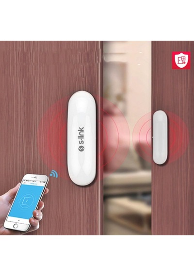 Sl-eg01 Kablosuz Kapı Ve Pencere Manyetik Sensörü Wi-fi Telefon Tuya Destekli Kapı Sensörü