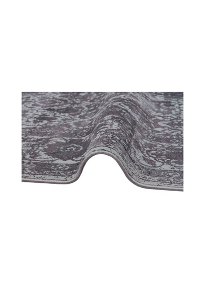 Dark Grey Overdyed Yumuşak İpeksi Tuşeli Halı