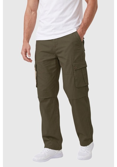 Rizzup Erkek Relaxed Fit Bol Kesim Likralı Haki Outdoor Kargo Pantolon Çok Cepli Geniş Paça 1705421 Rizzup Erkek Relaxed Fit Bol Kesim Likralı Haki Outdoor Kargo Pantolon Çok Cepli Geniş Paça 1705421