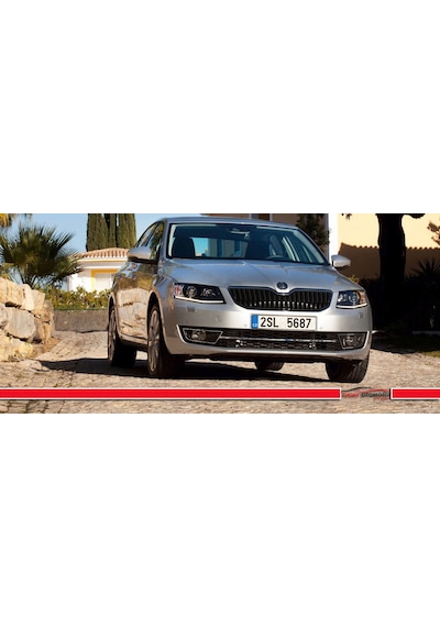 Skoda Octavıa A7 Krom Ön Tampon Çıtası 2013-2017
