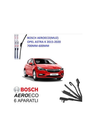 Opel Astra K Muz Silecek Takımı 2016-2018 Bosch Aeroeco