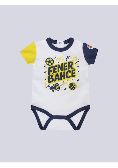 Bebek Fenerbahçe Konfeti Body Beyaz