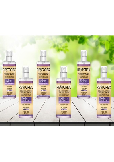 Dolgunlaştırıcı Sıvı Saç Kremi Kolajen & Biotin 200 Ml 6 Adet