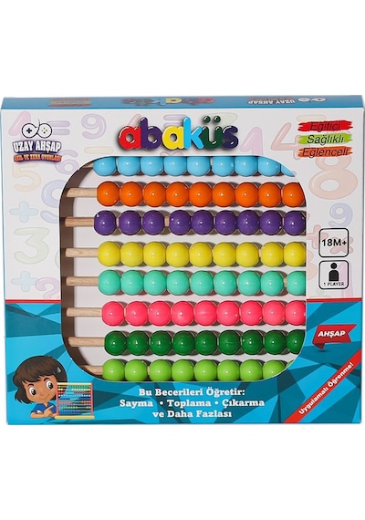 8455 Ahşap Ayaksız Abaküs