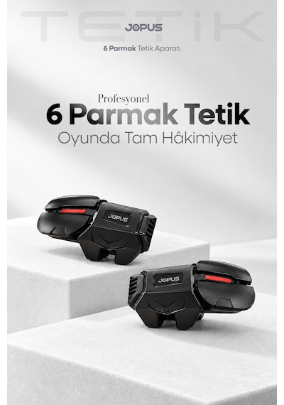 Mekanik 6 Parmak Pubg Mobile Tetik Ateş Nişan Tuşu Telefon Mobil Oyun Cod Oyuncu Aparatı Düğme Butonu
