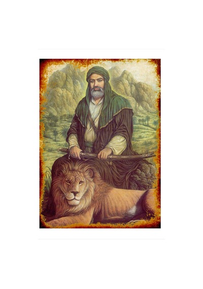 Bedeko Hz. Ali Ve Kılıcı Tasarım Mdf Tablo 35 Cm X 50 Cm