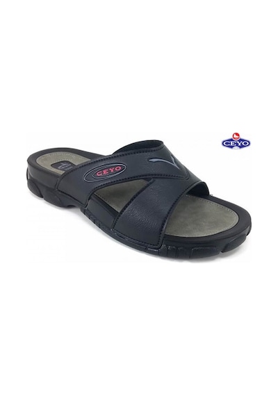 3200-1 Ceyo Erkek Terlik-Siyah