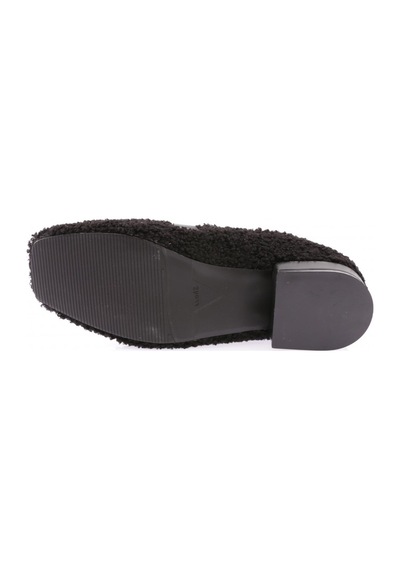 Dgn 5270-424 Metal Tokali Peluş Kadin Oxford Ayakkabi 5270-424-R13300 Siyah