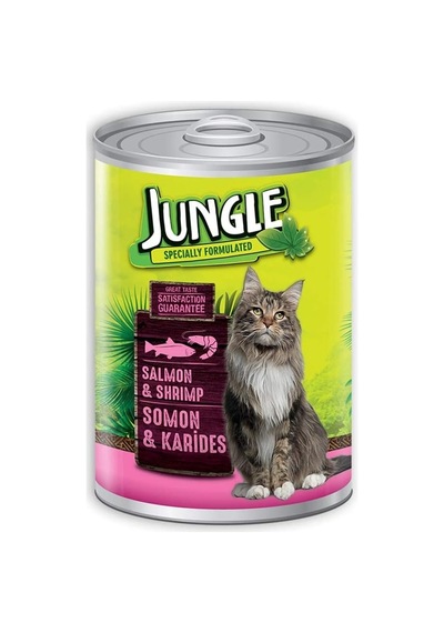 Somonlu-karidesli Kedi Konservesi, 415 G