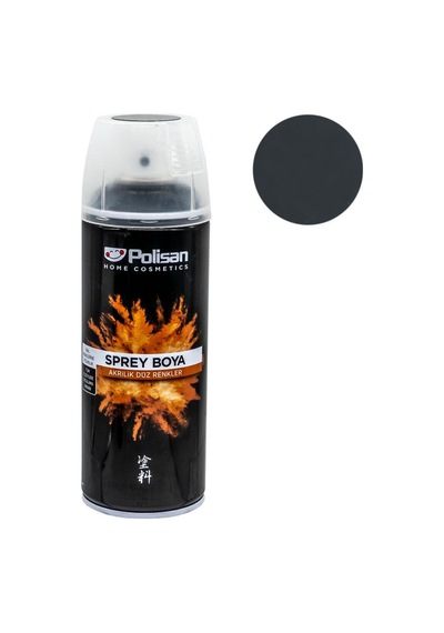 Polisan P7500 Akrilik Sprey Boya 400 ml - Antrasit (Ral 7016)