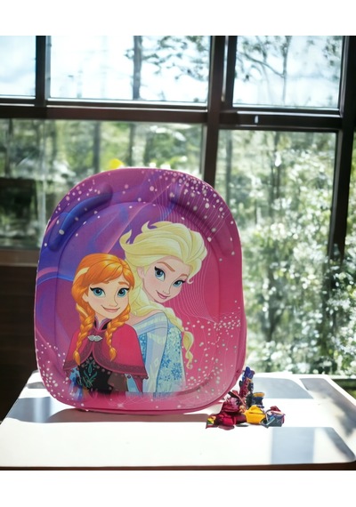 3d Kabartmalı Anna Elsa Anaokulu Kreş Ve Günlük Kullanım Çantası