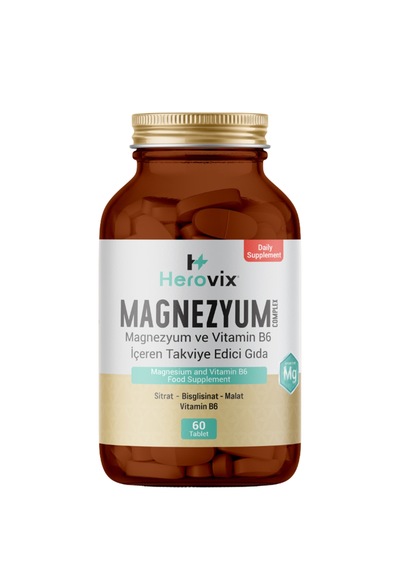 Herovix Magnezyum 200 Mg 3x Complex 60 Tablet