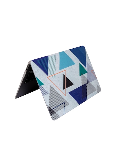 Macbook Air 13 İnç Kılıf A2337 M1 A2179 A1932 Uyumlu Hard Case Sert Kapak Geometrik Desenli Uv Baskılı Koruyucu Kılıf İnce Hafif Laptop Kılıfı Lacivert Mavi Belirtilmemiş