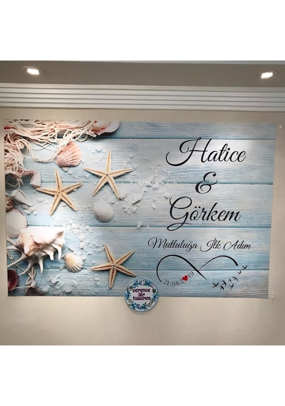 Jetdijitalbaskı Deniz Temalı Afiş-Deniz Konseptli Arka Fon