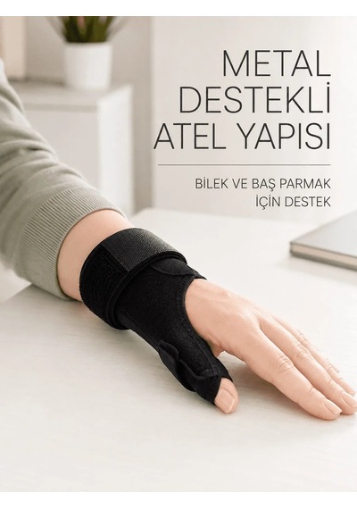 Ers De Quervain El Bilekliği Başparmak Ve Bilek Destekli Metal Atel