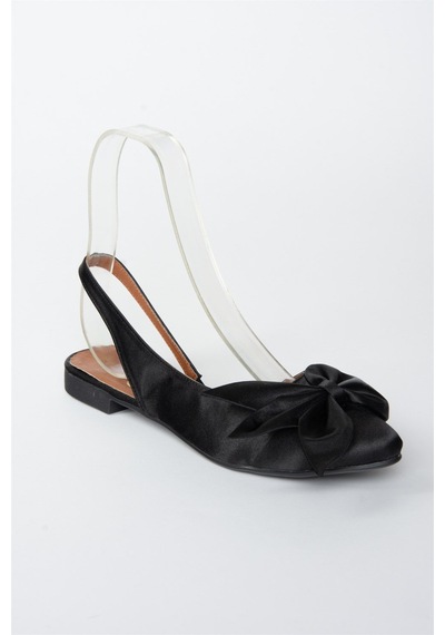 Fox Shoes Siyah Kadın Babet H726809004 Siyah