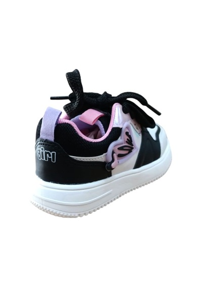 Cool Megan Kız Çocuk Bağcıklı Sneaker Spor Ayakkabı Beyaz / Lila Sedef