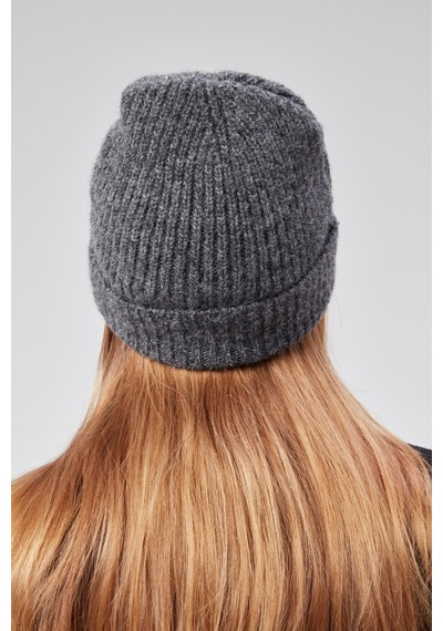 Derikem Basic Şık Standart Lüks Unisex Tiftik Bere Gri