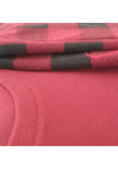 Aydoğan | Kadın Uzun Kol Kışlık Kalın Polar Pijama Takım Bordo