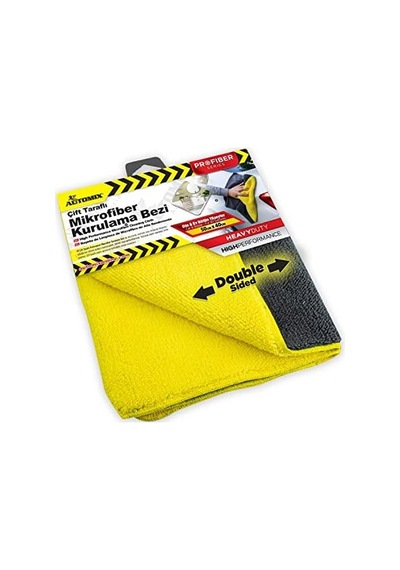 Automix Çift Taraflı Profesyonel Mikrofiber Bez 50x40 Cm Araç Ve Ev İçin Etkili Temizlik 0