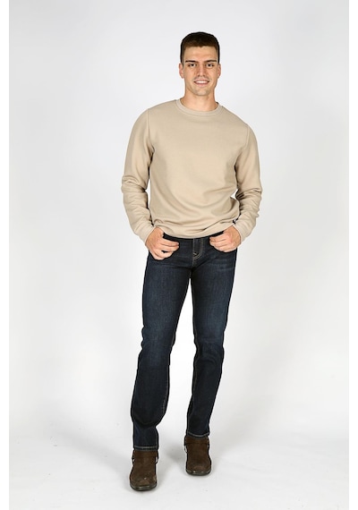 Lee Cooper Luken Erkek O Yaka Sweatshirt Bej-20099-bej Bej