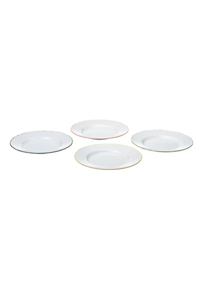 Ikea Upplaga Tatlı Tabağı Seti 22 Cm 4'lü Çok Renkli