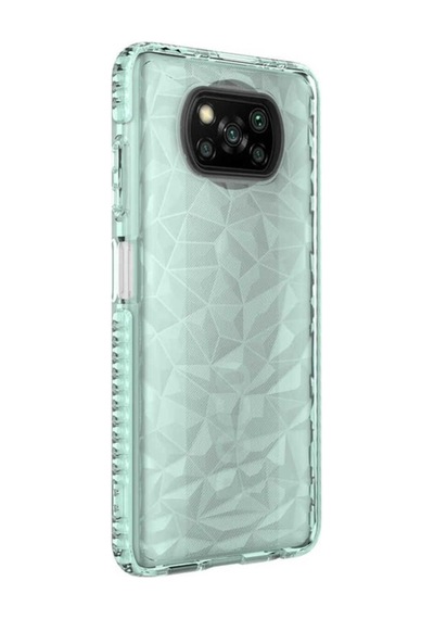 Xiaomi Poco X3 Kılıf Zore Buzz Kapak Yeşil