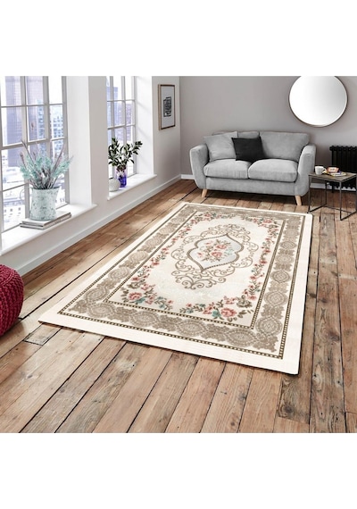 Ideal Kadife Lastikli Halı Örtüsü 132
