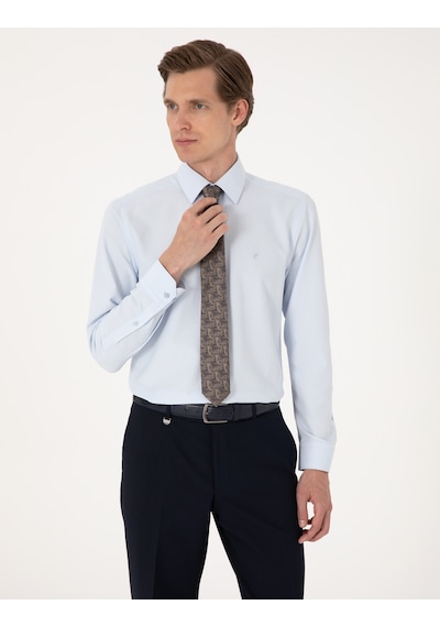 Pierre Cardin Erkek Açık Mavi Gömlek Basic 50316734-vr003 Açik Mavi
