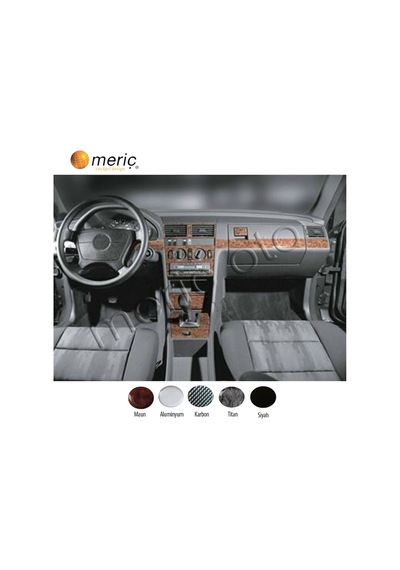 Meriç® Mercedes C Serisi Ön Torpido Kaplama 16 Parça 1993-1995 (530156768)