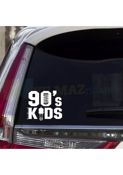90'S Kids Sticker 90'Ların Çocukları Oto Sticker Araba Etiket