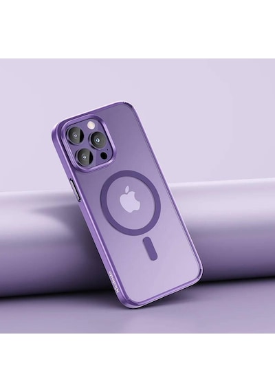 Mcdodo Pc-5356 Apple Uyumlu iPhone 15 Pro Uyumlu Magsafe Kılıf -mor