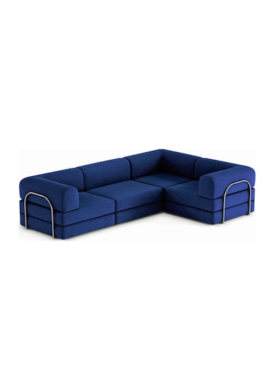 Neko Xl Modern Köşe Koltuk - 6 Kişilik, 300x200 Cm, Köşe Koltuk Takımı, Koltuk Takımı, Köşe Mavi