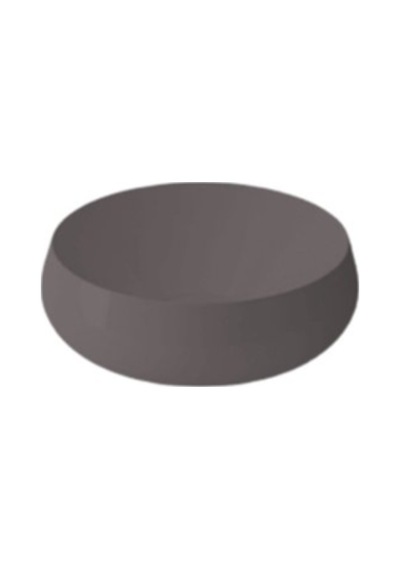 Newarc Elipso Tezgah Üstü Lavabo Mat Antrasit 046x17cm