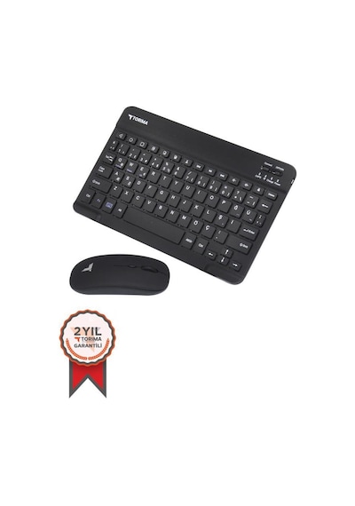 Kablosuz Klavye Mouse Seti Tmk04 Siyah