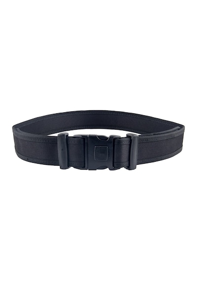 Kordak Siyah Düz Palaska - Ayarlanabilir Cırtlı Outdoor Kemer - 5 cm