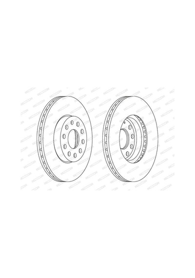 Audi A3 Ön Fren Diski 2.0 Tdı 140 Hp 288 Mm 2004-2013 Ferodo
