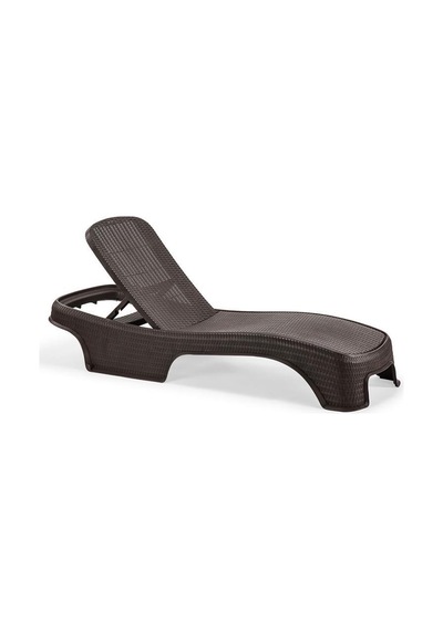 Omnipazar Sy-2536 Kahverengi Brezza Royal Rattan Lüks Şezlong 2'li Set Kahverengi