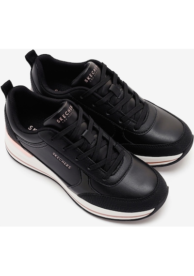 Skechers Billion 2 - Fine Shine Kadın Siyah Günlük Ayakkabı 177345 Blk Siyah