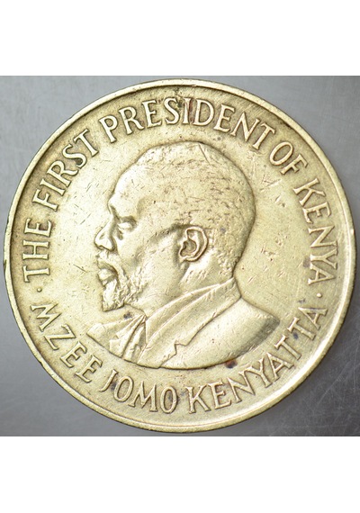 Kenya 10 Cent 1971 Kenyatta Dönemi 30,8 Mm.