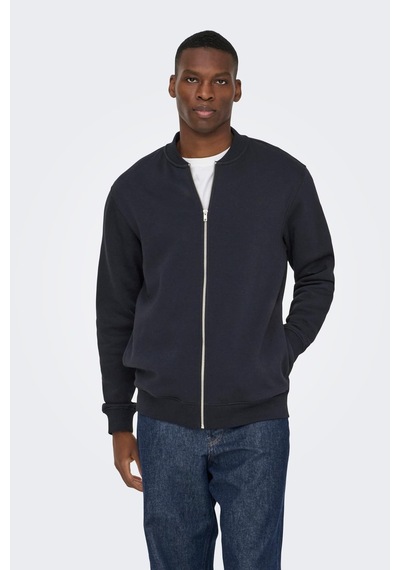 Only & Sons Onsceres Reg Zıp Bomber Jck Noos Siyah