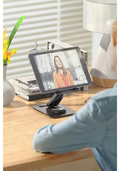 Torima JX-035 Katlanabilir Yükseklik Ayarlı Masaüstü Telefon Ve Tablet Standı Siyah