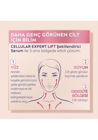 Cellular Expert Lift Şekillendirici Ve Sıkılaştırıcı Serum 30ml, Doğal Retinol Alternatifi Bakuchiol,kırışık